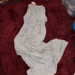 Elegant Gray Maxi Dress from boutique